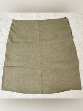 Patagonia Hemp A-Line Active Skirt Size 10 Beige Tan